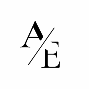 logo typographique minimaliste noir